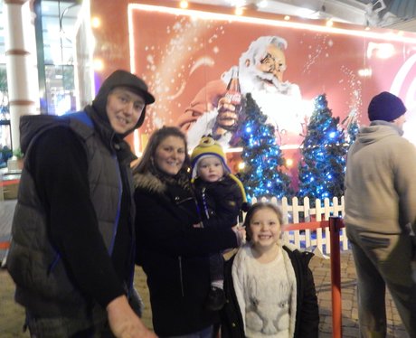 Coca Cola Truck Trafford Centre 2015