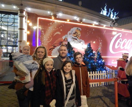 Coca Cola Truck Trafford Centre 2015