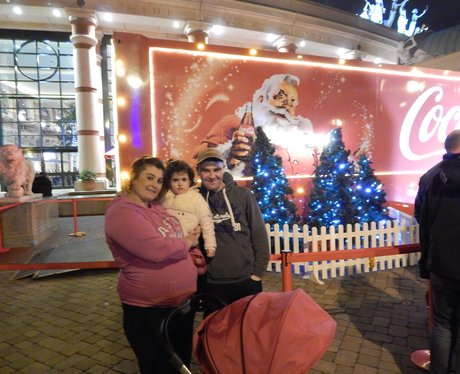 Coca Cola Truck Trafford Centre 2015