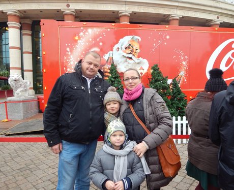 Coca Cola Truck Trafford Centre 2015