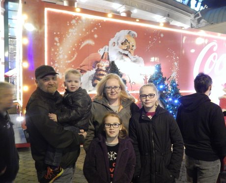 Coca Cola Truck Trafford Centre 2015
