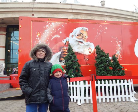 Coca Cola Truck Trafford Centre 2015