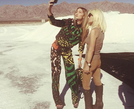 GiGi Hadid Donatella Versace Instagram