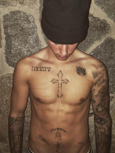 Justin Bieber Topless Instagram