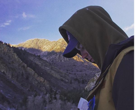 Justin Bieber Winter Holiday Instagram