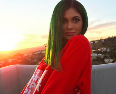 Kylie Jenner Green Hair