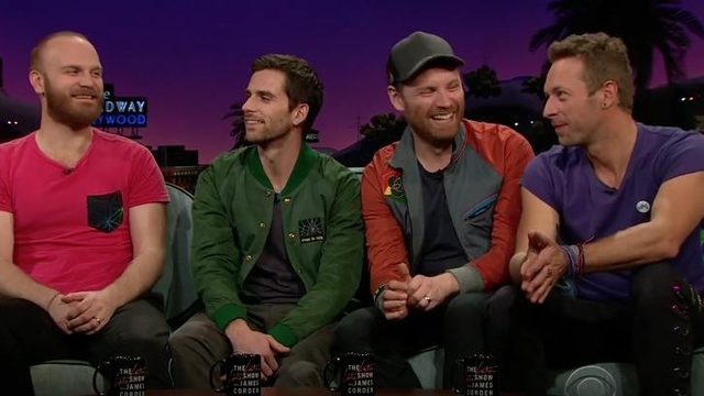 Coldplay Late Late Show