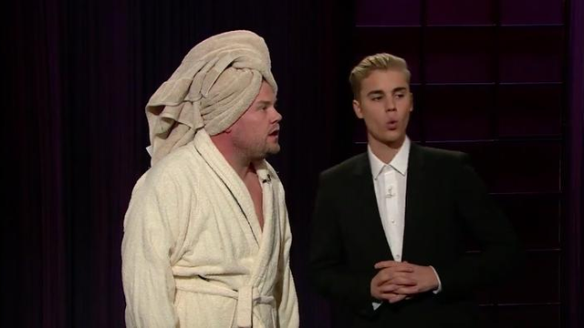 James Corden Justin Bieber