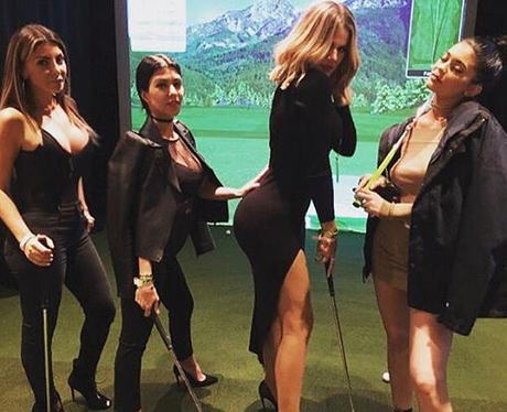 Kardashians Family Golf Instagram