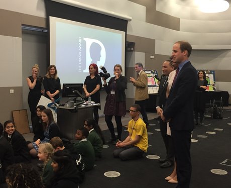 Prince William at Bournville College