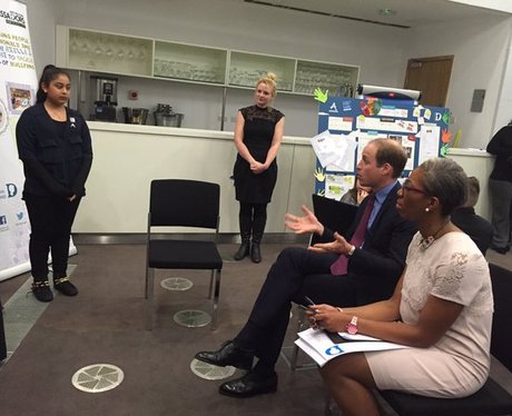 Prince William at Bourneville College