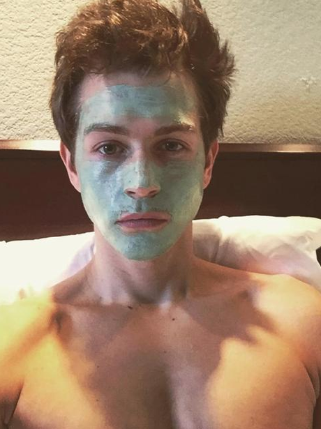 The Vamps Facemask James McVey Instagram
