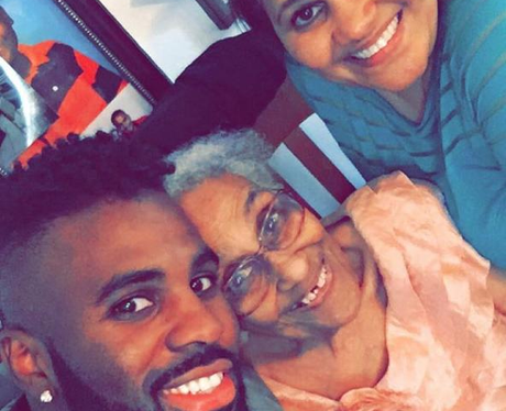 Jason Derulo Grandma Christmas Instagram