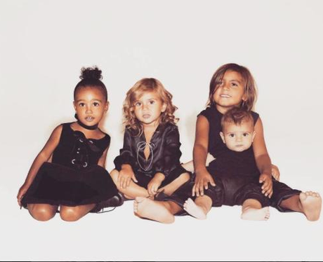 Kardashian kids xmas card 2015