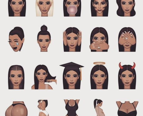 Kim Kardashian Kimoji 2 Instagram