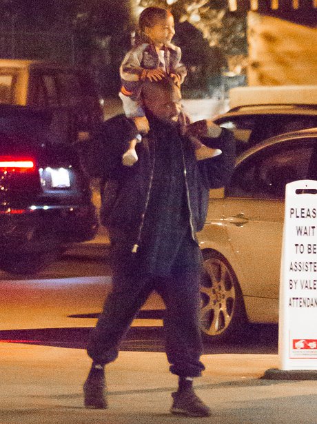 Kanye West and North