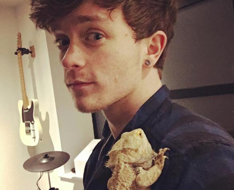 The Vamps Connor Ball Lizard Instagram