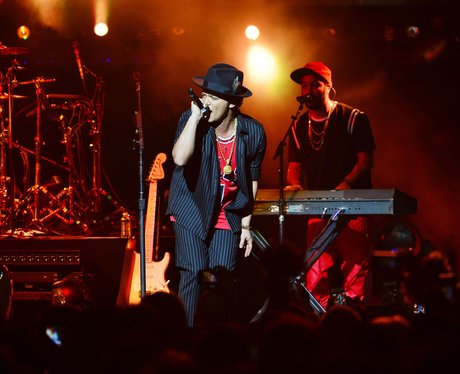 Bruno Mars performs on New Years Eve in LA