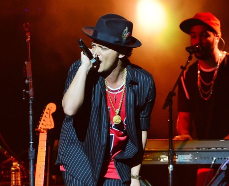 Bruno Mars performs on New Years Eve in LA
