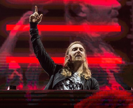 David Guetta performs in Dubai