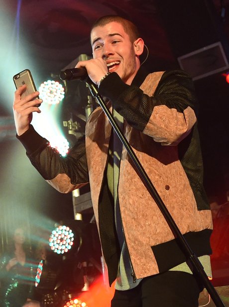 Nick Jonas performs at Foxtail Nightclub on NYE