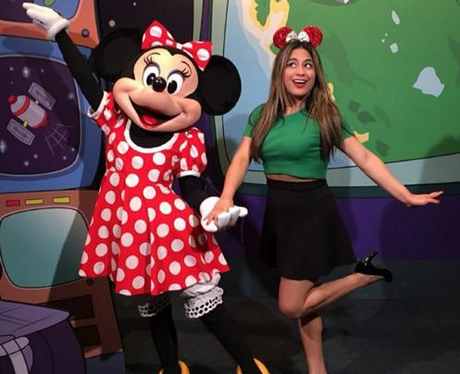Ally Brooke & Minnie Mouse Instagram