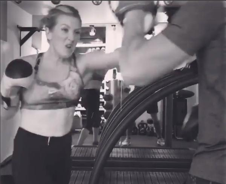 Ellie Goulding Boxing Instagram