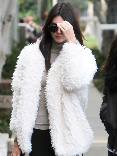 Kendal Jenner White Coat