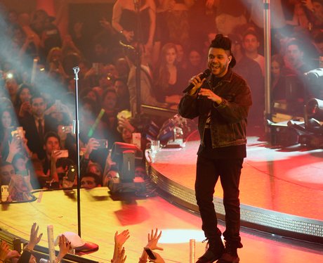 The Weeknd performs at Drai's Beach Club