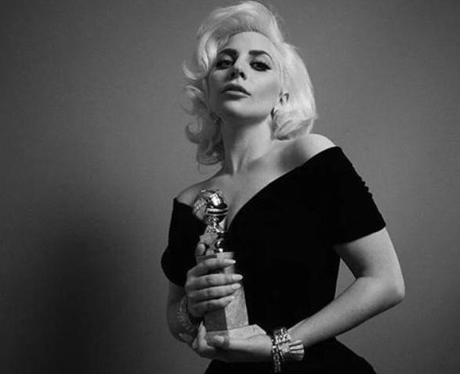 Lady Gaga Golden Globes Instagram