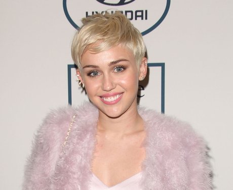 Stop it, Miley! You may have an adorable pixie cut but we ALL know you're a  naughty... - Capital