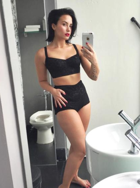 Demi Lovato BTS Allure Shoot Instagram