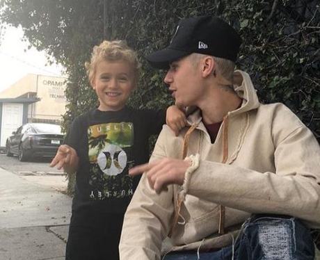 Justin Bieber in Los Angeles, California