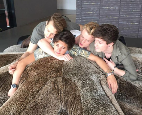The Vamps In Bed Together Instagram