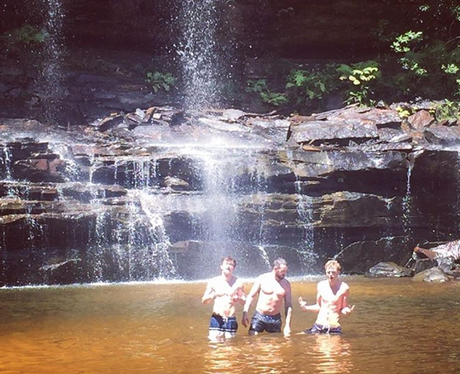 The Vamps Topless Australia Instagram