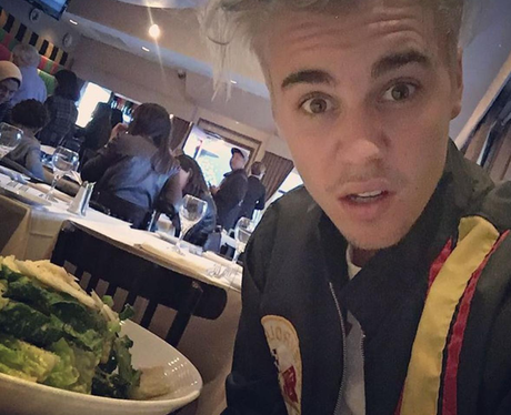 Justin Bieber Dinner Instagram