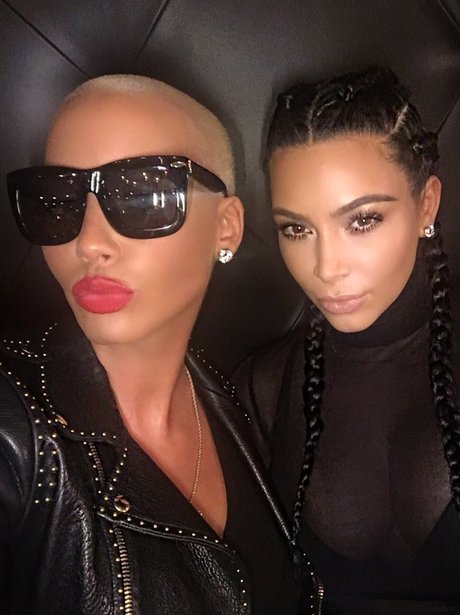 Kim Kardashian-West and Amber Rose