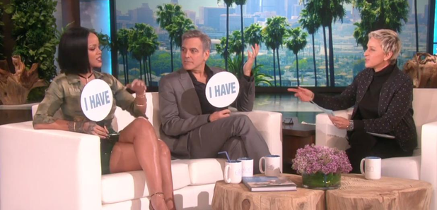 Rihanna George Clooney Ellen DeGeneres