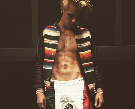 Justin Bieber Shirtless Instagram