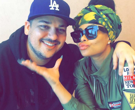 Blac Chyna and Rob Kardashian cosy up in Snapchat