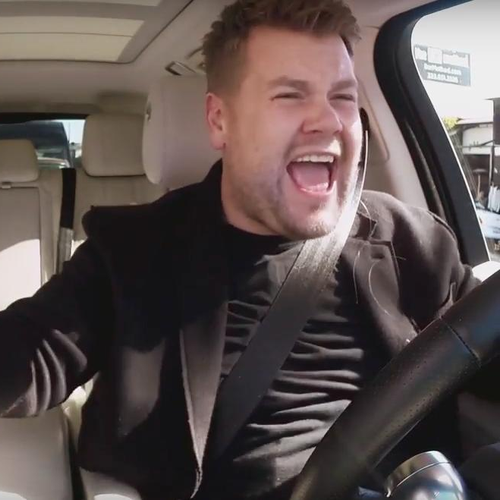 James Corden and Sia Carpool Karaoke Singing 'Titanium'