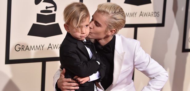 Justin Bieber Wins First Grammy, Brings Little Brother to Show!: Photo  3579486, 2016 Grammys, Grammys, Jaxon Bieber, Justin Bieber Photos