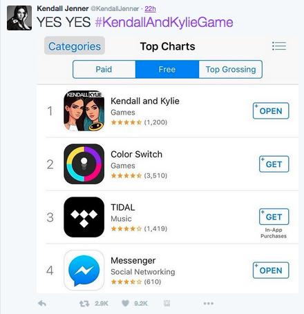 Kendall Jenner Tweet About Tidal