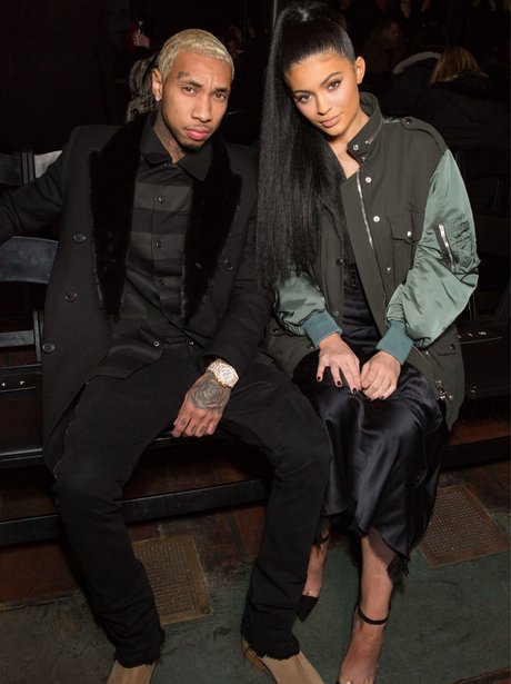 Back on? Kylie Jenner and Tyga put on a united front at New York Fashion Week.
