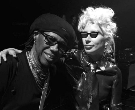 Lady Gaga cosies up to Nile Rodgers during Grammy performance rehearsals and we CANNOT wait.