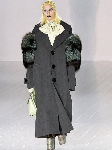 Lady Gaga walks in Marc Jacobs at NYFW