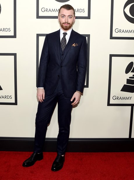 Sam Smith at the Grammy Awards 2016