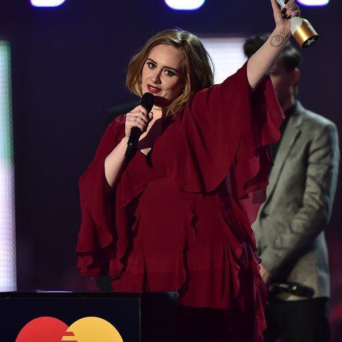 Adele Winner Best Female Solo Artist Brit Awards 2
