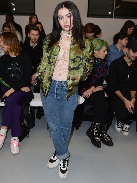 Charli XCX at London Fashion Week AW16