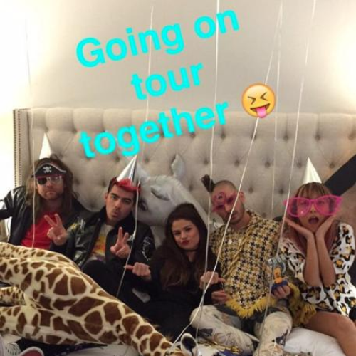 DNCE and Selena Gomez